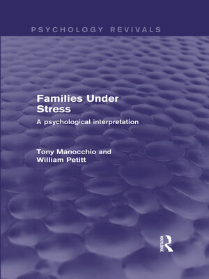 cover image of Families Under Stress